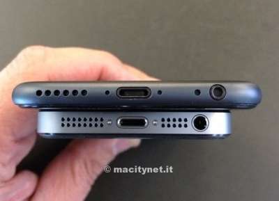 Il mock up di iPhone 6 vs. iPhone 5s