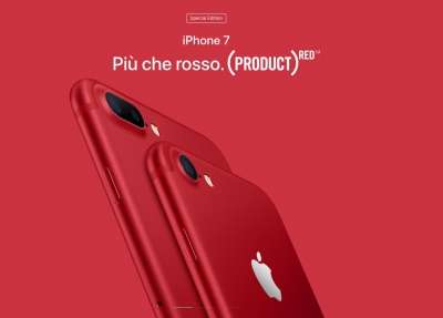 iPhone 7 e 7 plus RED