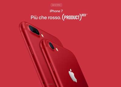 iPhone 7 e 7 plus RED