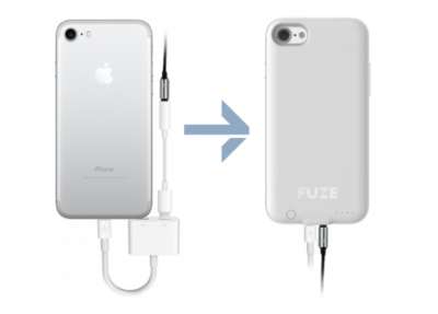 iPhone 7 - Adattatore vs Fuze case