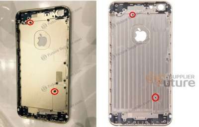 Il case posteriore dell'iPhone 6s Plus