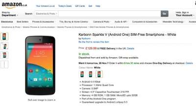 Karbonn Sparkle V 