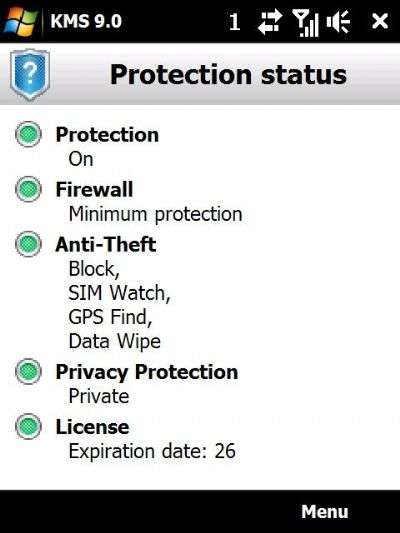Kaspersky Mobile Security 9