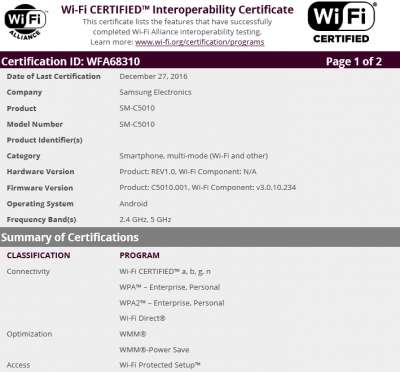 La certificazione WiFi
