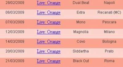 Le prossime date del tour