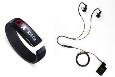 LG Heart Rate Earphones e Lifeband Touch