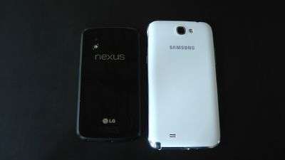 LG Nexus 4 vs Galaxy Note II