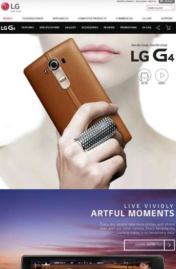 Mini-sito LG G4