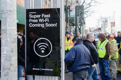LinkNYC Wi-Fi Hotspot 