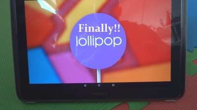Galaxy Note 10.1: arriva Lollipo