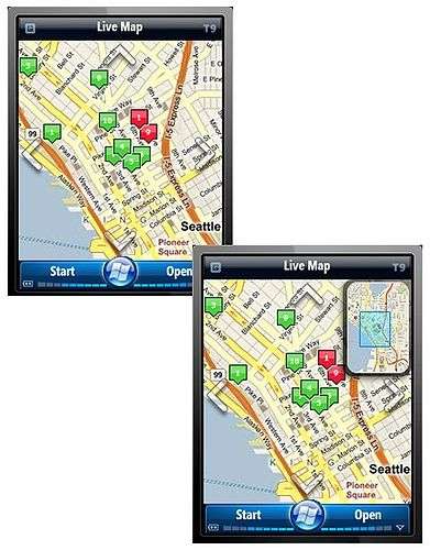 Map scrolling
