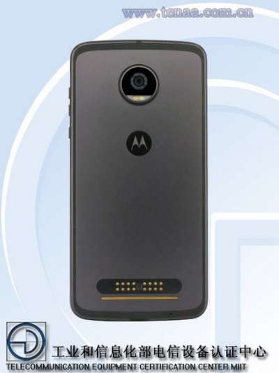Moto Z2 Play (back)