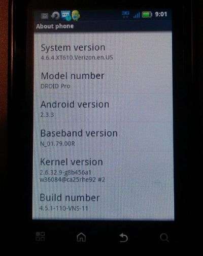 Motorola Droid Pro