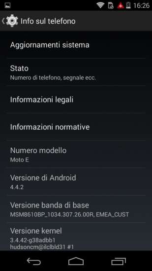 Motorola Moto E