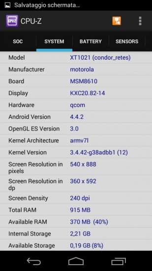 Motorola Moto E