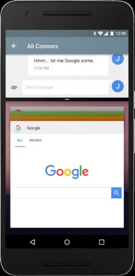 Multi-finestra Android N
