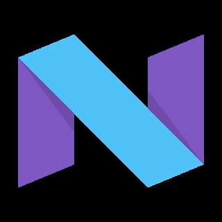 Il logo di Android N