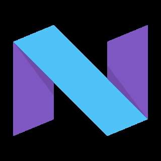 Il logo di Android N