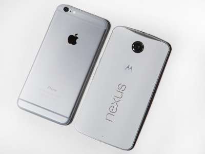 Il Nexus 6 è più grande di un iPhone 6 Plus