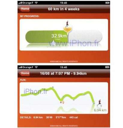 Nike+ per iPhone 3G