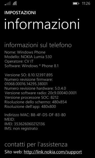 Nokia Lumia 530