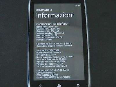 Nokia Lumia 610