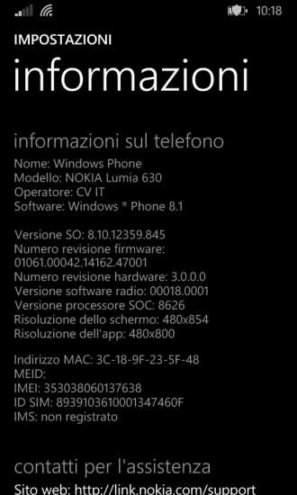 Nokia Lumia 630