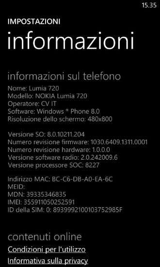 Nokia Lumia 720
