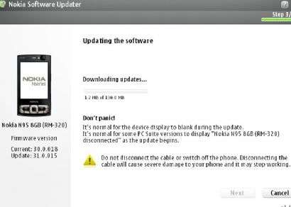 Nokia N95 8GB firmware 31.0.015