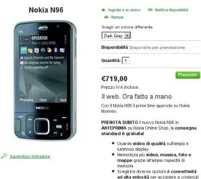 Nokia N96 - Nokia Online Shop