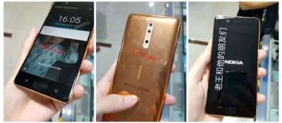 Nokia 8 copper gold