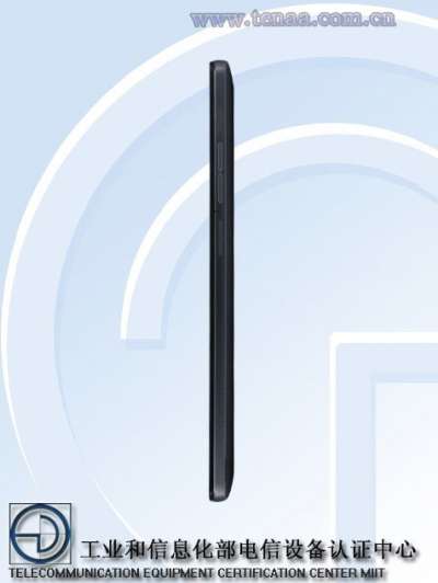OnePlus 2 lato destro (fonte TENAA)