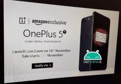 OnePlus 5T su Amazon