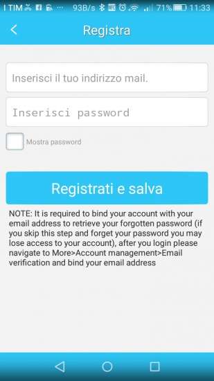 03: registriamo un account