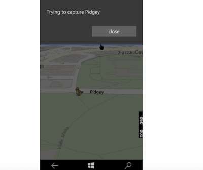 Pokemon Go su Windows Mobile