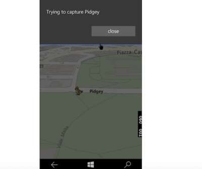 Pokemon Go su Windows Mobile