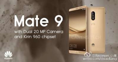 Il poster promozionale del Huawei Mate 9
