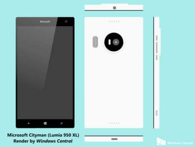 Render Lumia 950 XL