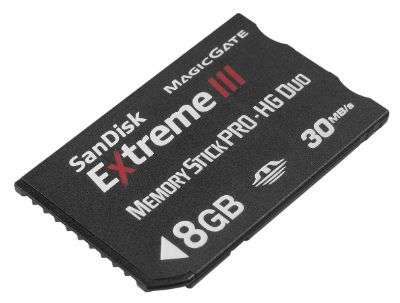 SanDisk Extreme III Memory Stick PRO-HG Duo