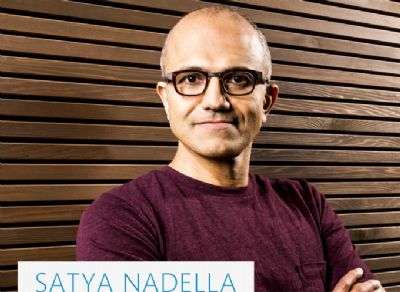 Satya Nadella CEO di Microsoft.