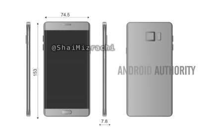 Samsung Galaxy Note 6/7 - bozzetto