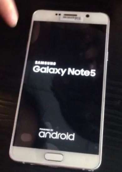 Foto rubate del Samsung Galaxy Note 5