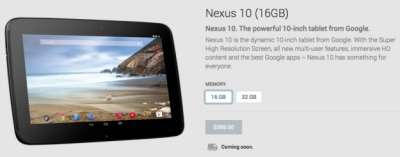 Google Nexus 10