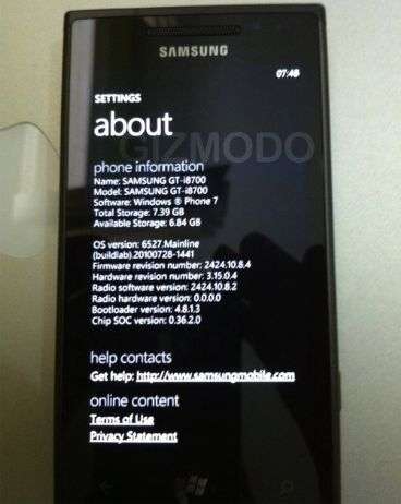 Samsung i8700