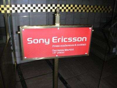 La Conferenza Stampa di Sony Ericsson