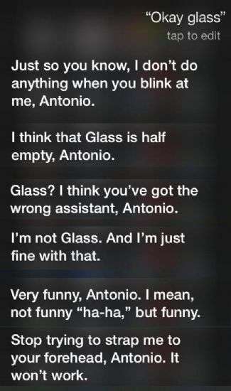 SIRI Glass