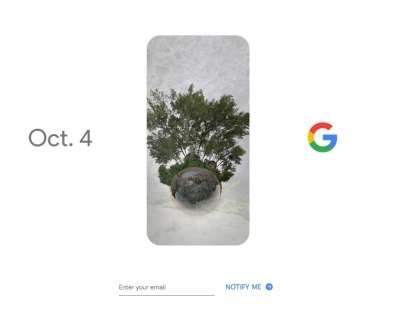 Il sito di lancio dei Google Pixel