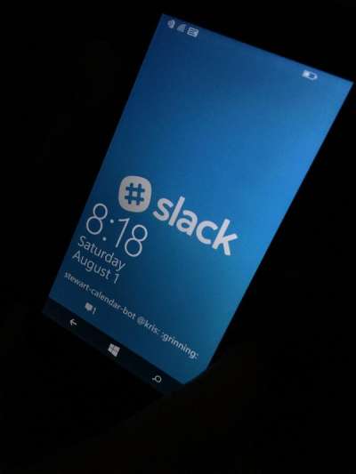 Slack su Windows Phone
