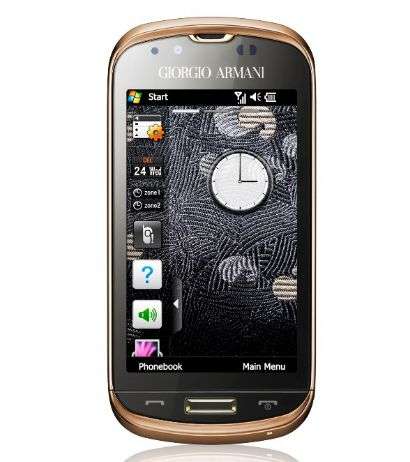 Smartphone Giorgio Armani-Samsung