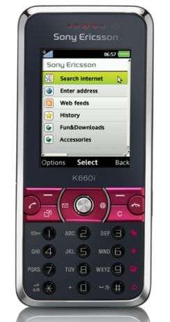 Sony Ericsson K660i